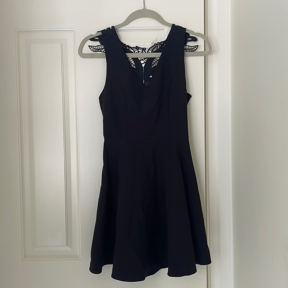 Black Altar’d State dress with cute back, size small